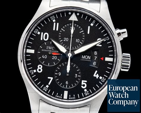 iwc 377704|iwc 3777 pilot chronograph.